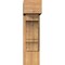 Ekena Millwork Balboa Block Smooth Bracket w/ Offset Brace, Western Red Cedar, 7 1/2"W x 20"D x 28"H BKT0806X20X28BOA05SWR - alternate 4